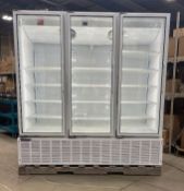 MASTER-BILT BMG-74 TRIPLE GLASS DOOR COOLER