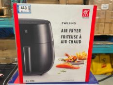 NEW ZWILLING 4L AIR FRYER