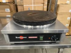 KRAMPOUZ CECIF4 ELECTRIC CAST IRON CREPE MAKER