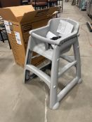 RUBBERMAID FG781408PLAT STURDY CHAIR HIGH CHAIR