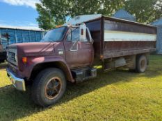1982 Chevrolet C60 4x2 Grain Truck VIN #: 1GBJ6D1B7CV126300