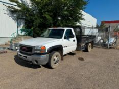 2004 GMC Sierra 3500 4x4 Regular Cab Flatbed Truck VIN: 1GDJK34264E378338
