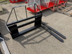 AGT-SAII100 4 ft. Skid Steer Pallet Fork Attachment