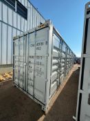2024 40 ft High Cube Multi-Door Storage Container SN: CFGU4037810