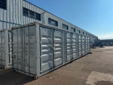2024 40 ft High Cube Multi-Door Storage Container SN: CFGU4037831