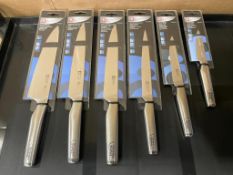 NEW RICHARDSON SHEFFIELD ASEAN 6-PIECE KNIFE SET INCLUDING: