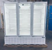 MASTER-BILT BMG-74 TRIPLE GLASS DOOR COOLER
