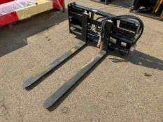 2025 AGT SA-FT Skid Steer Hydraulic Fork Attachment