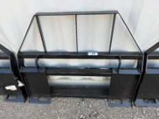 Skid Steer Fork Attachment w/ (2) 1.5T Forks