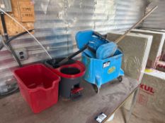 Lot of Asst. Mop Buckets and Mop ***Must be removed by Friday Oct. 17th @ NOON***
