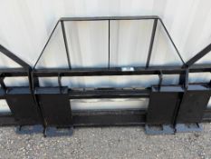 Skid Steer Fork Attachment w/ (2) 1.5T Forks