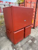 60” X 44” X 80” Flip-Top Steel Storage Job Box