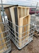 Tote Cage w/ (11) Asst. Drip Trays