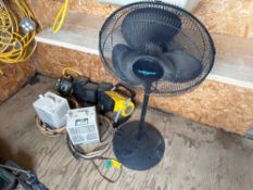 Lot of (2) Asst. Construction Heaters and (5) Asst. Space Heaters and (1) Fan ***Must be removed by