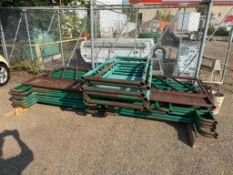 Lot of (7) Asst. Cattle Fence Panels w/ (2) Gates