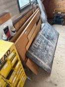 Lot of Asst. Wood, Doors, Folding Table, Poly, etc. ***Must be removed by Friday Oct. 17th @ NOON***