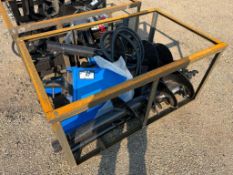 2025 CFG Industrial SSECAG-Y Skid Steer Hydraulic Auger Attachment w/ (3) Asst. Auger Bits