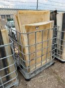 Tote Cage w/ (9) Asst. Drip Trays