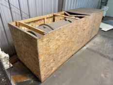 Crate w/ Large Metal Tank/Bin