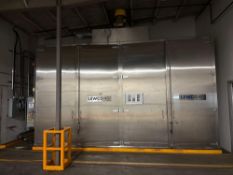 2016 Lewco NS-HEC8TV 90KW Tote Oven, 575V, 3PH, Max Temp 150F