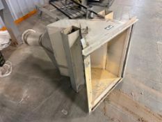 Large Metal Hopper Bin w/ 47” X 50” Metal Stand