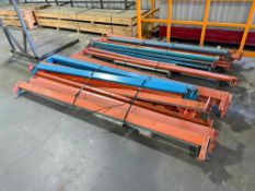 Lot of (2) Pallets of Approx. (35) Asst. Pallet Racking Beams
