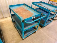 24” X 36” 3-Tier Warehouse Shop Cart