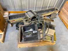 Pallet of Asst. Parts, Including Electric Motor, Nordic Auger, Covers, etc.