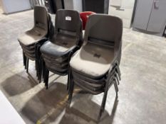 Lot of (15) Asst. Side Chairs and (1) Folding Plastic Chair
