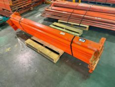Lot of (15) 8’ Pallet Racking Beams