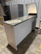 80” X 24” X 45” Counter w/ Stainless Steel Top, etc.