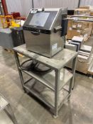 Lot of Hitachi Ink Jet Printer and Mobile Metal Stand