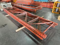 Lot of (4) Asst. 42” Pallet Racking Uprights