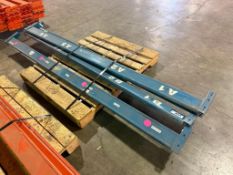 Lot of (4) Asst. 8’ Pallet Racking Beams
