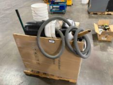 Pallet of Asst. Paper Shredder, Whiteboard, Hose, Pails, etc.