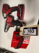 Lot of Milwaukee Cordless Drill, Impact, Charger, (1) Battery