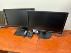Lot of (2) LG Computer Monitors w/ Dell Docking Station
