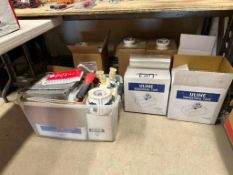 Lot of Asst. Shipping Supplies w/ Asst. Tape, Tape Guns, Stickers, Packing Slip Stickers, etc.
