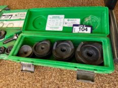 Greenlee 7304 Knockout Punch Set
