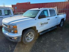 2014 Chevrolet Silverado LT 4x4 Crew Cab Pick-Up Truck, VIN #: 3GCUKREC7EG393145 **Inoperable**