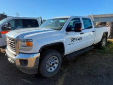 2017 GMC Sierra 2500HD 6.0L Crew Cab 4x4 Pick-Up Truck, VIN #: 1GT12REG3HF191981