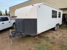 2006 Travelaire T/A Office Trailer w/ Contents including Electrical Components, Scaffolding, (7) Lad