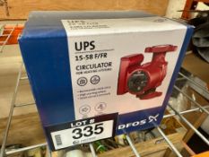 Grundfos Circulator Heating Pump UPS 15-58 F/FR