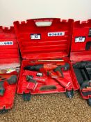 HILTI DX460 w/ Case, Asst. Cartridges, etc.