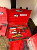 HILTI DX460 w/ Case, Asst. Shot, Cartridges, etc.