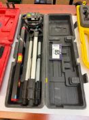 Jobmate 57-4 537-6 Laser Level w/ Tripod, Case, etc.