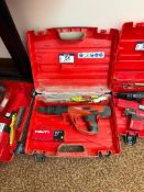 HILTI DX460 w/ Case, Asst. Cartridges, etc.