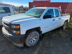 2014 Chevrolet Silverado WT 4x4 Double Cab Pick-Up Truck, VIN #: 1GCVKPEH7EZ260020