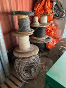 Lot of (9) Asst. Spools of Wire