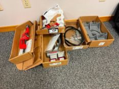 Lot of Asst. Ridgid Threader Attachments Including Pipe Cutter, Reamer Assembly, Carriage/Lever, etc